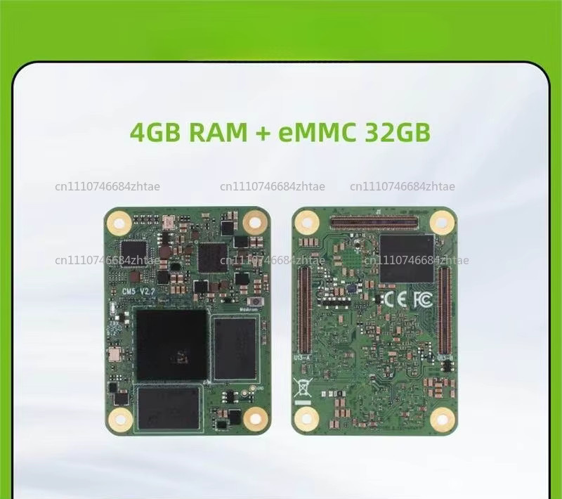 Radxa CM5 RK3588S2 Octa-Core CPU Rechenmodul in Grün mit 8 GB RAM und 32 GB Speicher - Bild 2