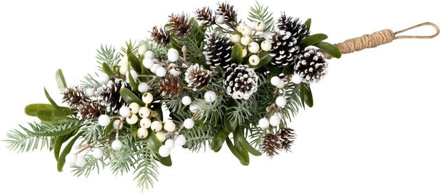 Hängendes LED-Arrangement Winterschmuck von Viva Domo in Grün - Bild 1