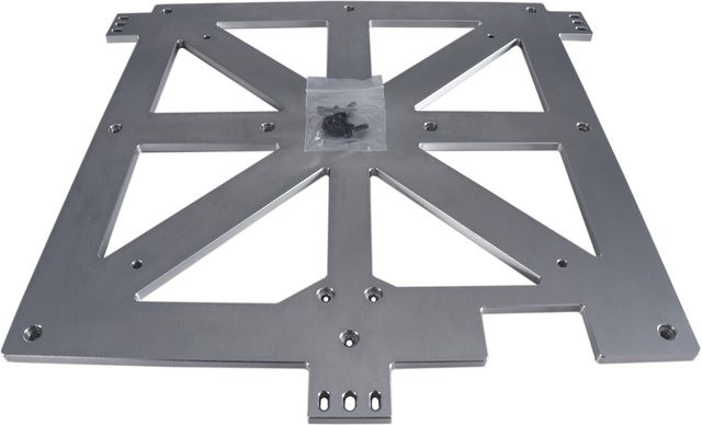 Anycubic Kobra S1/S1C Y-Achsen-Bettwagen aus silberner 5-mm-CNC-Aluminiumlegierung für verbesserte Druckstabilität und Präzision - Bild 1