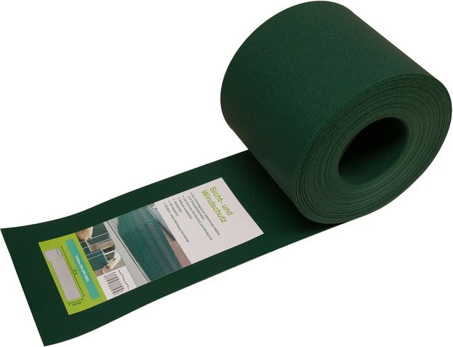 Peddy Shield Sicht- und Windschutz aus PVC in Grün, 25 m Länge - Bild 1