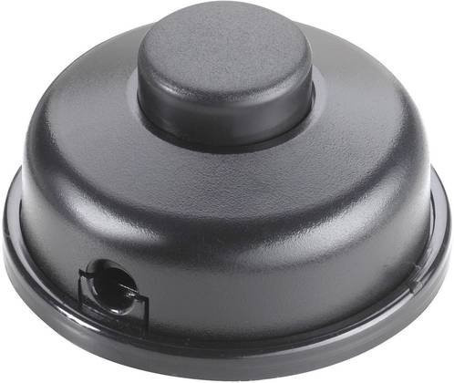 InterBär Tretschalter Schwarz 1 x Aus/Ein 6A - Bild 1