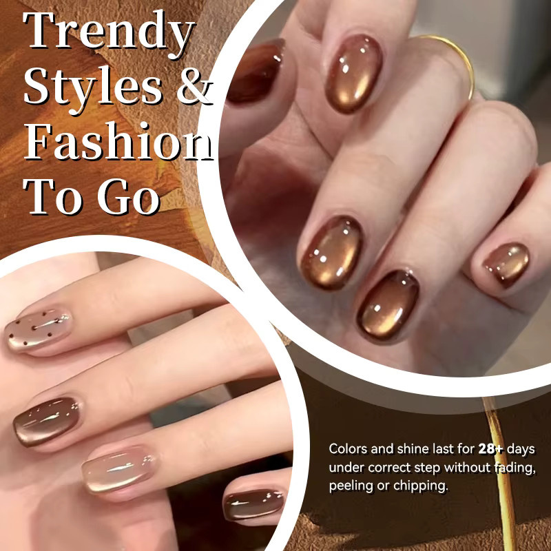 BORN PRETTY Magnetic Gel Nagellack, Golden Gradient, 10 ml - Bild 5