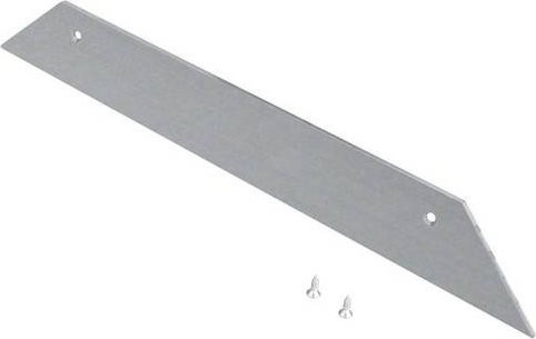 Hager Elektro-Sockelleisten-Zubehör Endstück in Silber, Farbe: Steel/Silver - Bild 1