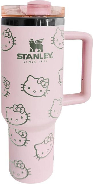 Stanley Thermo-Trinkbecher mit Griff aus Edelstahl in Rosa, 40oz (ca. 1,18 l) - Bild 1