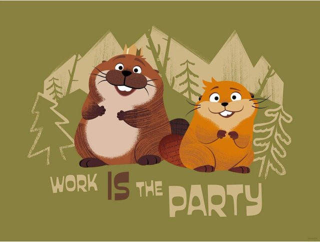 Komar Disney Pixar Wandbild Hopper Work is the Party Grün B: 30 cm, H: 40 cm - Bild 1