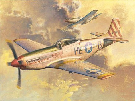 Trumpeter P-51D Mustang, Modellfahrzeug, 1:32, Silber - Bild 1