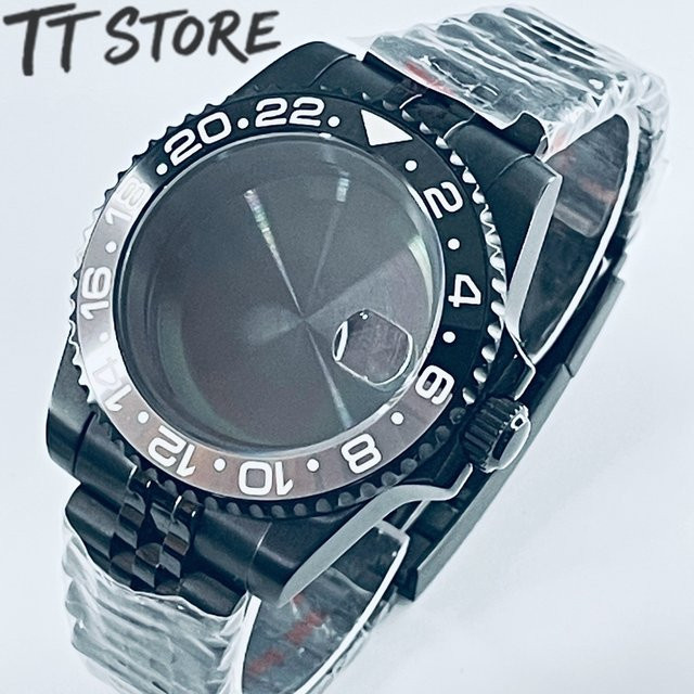 CHIKUANG Chronograph, Schwarz, Edelstahl, 40 mm, Unisex - Bild 1