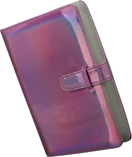 Koogeelife Mini Fotoalbum aus wasserfestem PU-Material mit 256 Taschen in Rosa - Bild 1