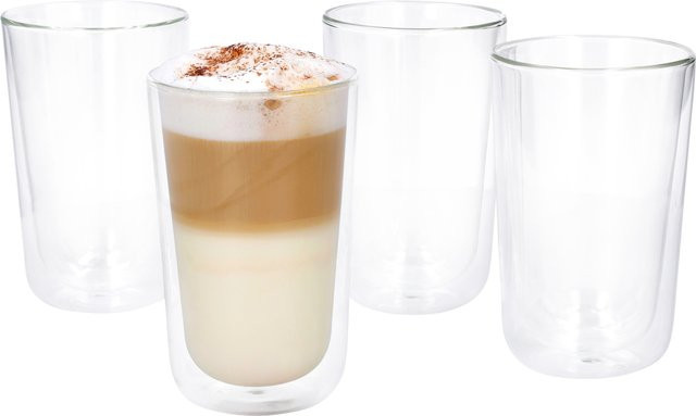 SILVERCREST Latte Macchiato Thermogläser 4er Set transparent - Bild 1