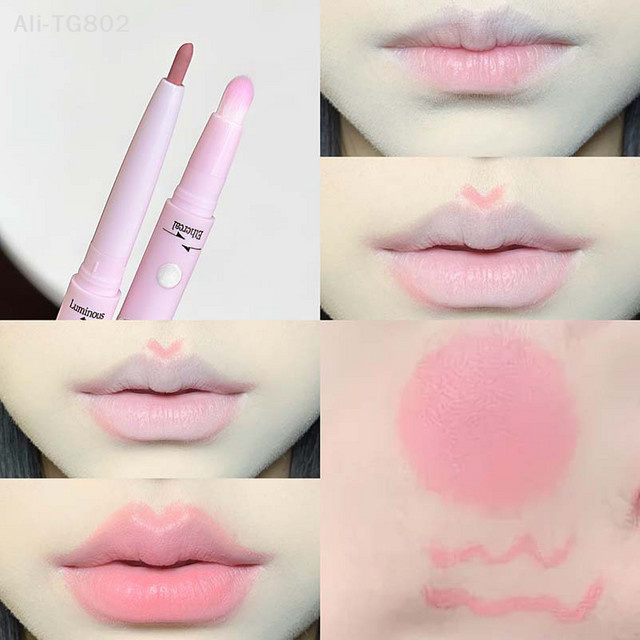 Cappuvini Doppelkopf-Lippenstift, Matt, Wasserfest, Rot/Braun - Bild 1