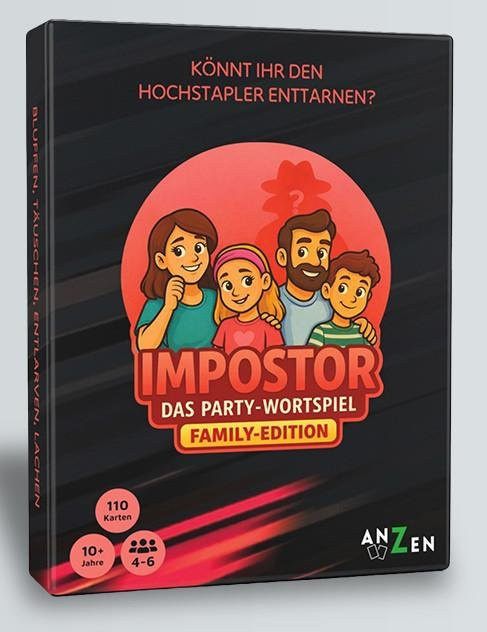 Impostor, Das Party Wortspiel, Family Edition, Partyspiel, ab 3 Jahren - Bild 1