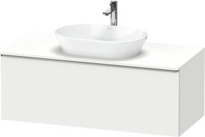 Duravit Waschtischunterschrank D-Neo wandhängend in Weiß Hochglanz, Breite: 120 cm, Tiefe: 55 cm - Bild 1