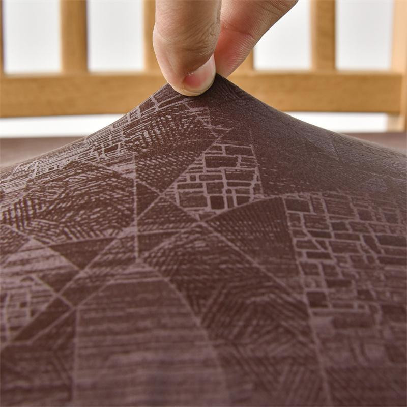 Wasserdichter Stuhlbezug aus PU-Leder von Yiran Bag in Schwarz, elastischer Sitzbezug für Esszimmerstühle im modernen Stil - Bild 2