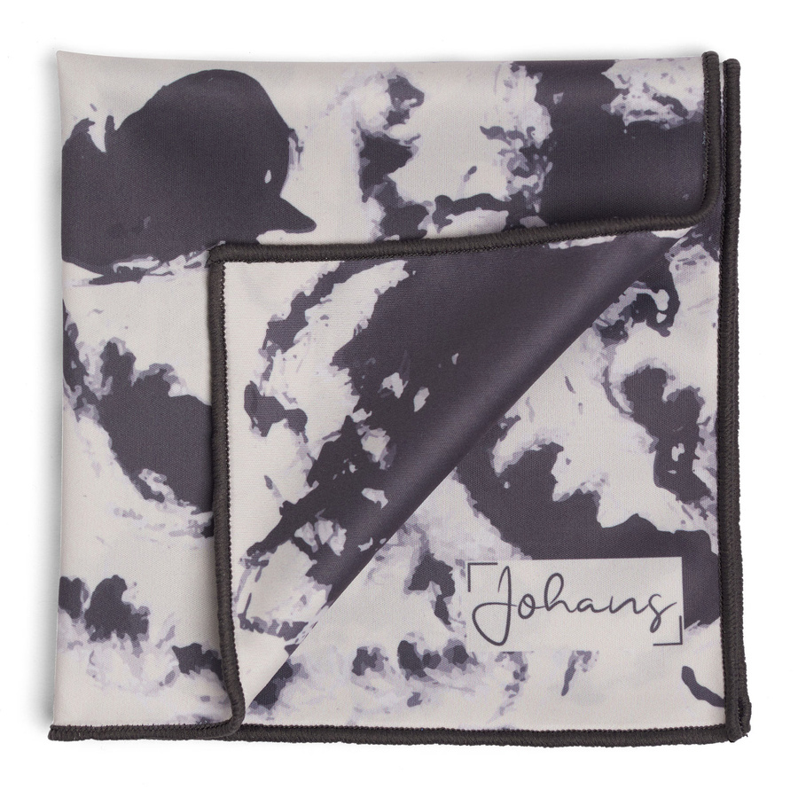 Johans Brillenputztuch Dust Schwarz B/B/H: 30 x 30 x 30 cm - Bild 1
