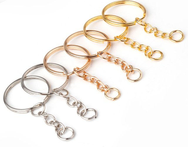 louleur Schlüsselanhänger Metall, Gold Farbe, Unisex - Bild 1