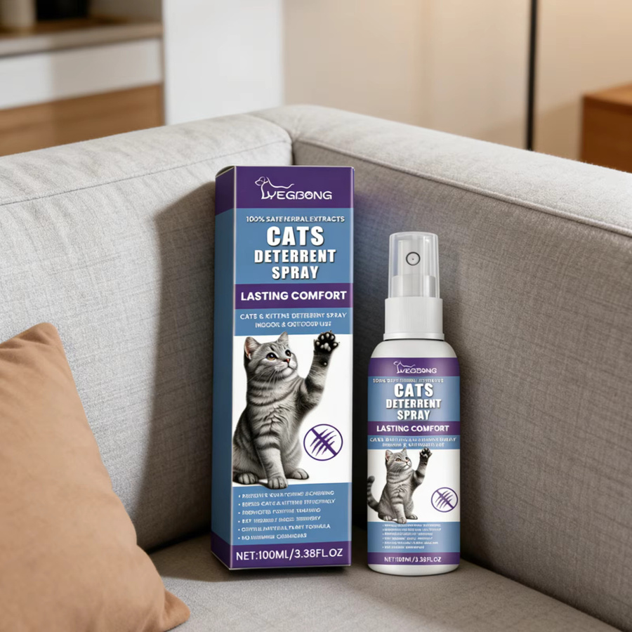 YEGBONG Katzen-Abwehrspray zur Verhaltenskorrektur und zum Möbelschutz mit natürlicher Formel, Multicolor, 100 ml - Bild 6