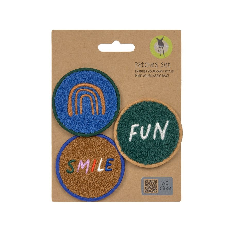 3er Set Patches, Little Gang Smile/Fun, Kinder - Bild 1