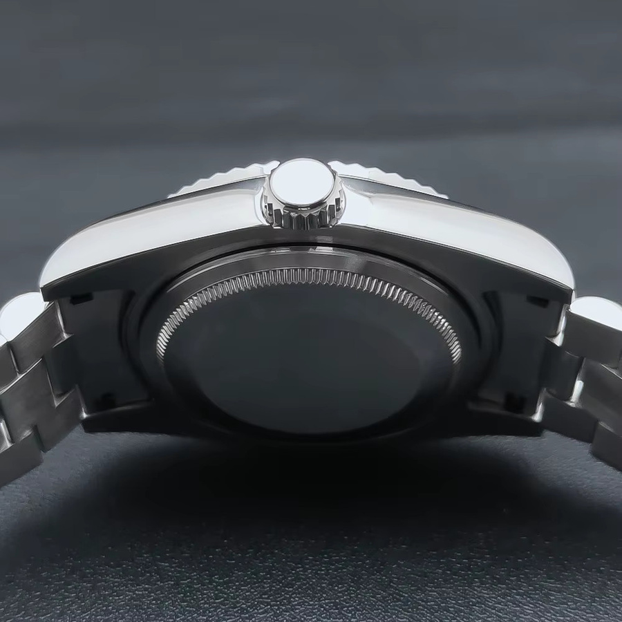NEITON Uhrengehäuse Edelstahl, Saphirglas, 36 mm/39 mm, Silber, Unisex - Bild 4