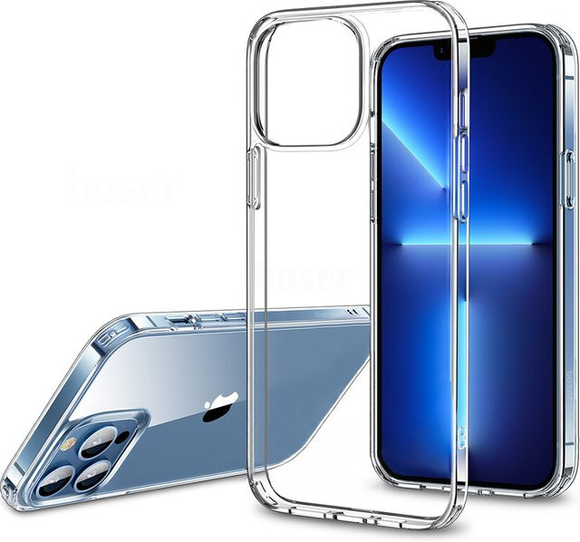 Ultradünne transparente Silikonhülle für iPhone 11 bis iPhone 16 Pro Max und Plus Modelle - Bild 1
