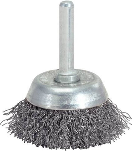 KS Tools 340.0012 Rostfreie Drahttopfbürste aus Edelstahl in Silber, Durchmesser: 50 mm - Bild 1