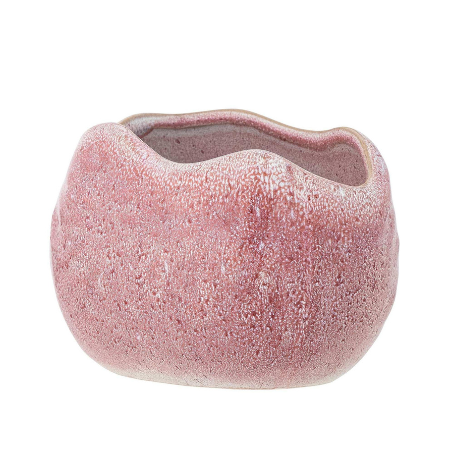 Bloomingville Blumentopf Pennie aus Keramik in Rosa, Durchmesser: 13 cm - Bild 1