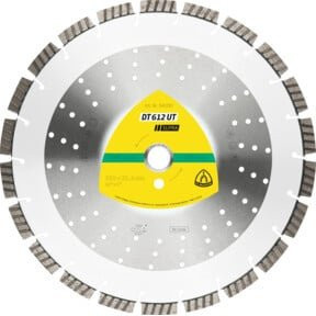 Klingspor DT 612 UT Diamanttrennscheibe für Beton in Silber, Durchmesser: 300 mm, Breite: 2,8 mm, Bohrung: 25,4 mm, Turbo-Design mit 20 Segmenten - Bild 1