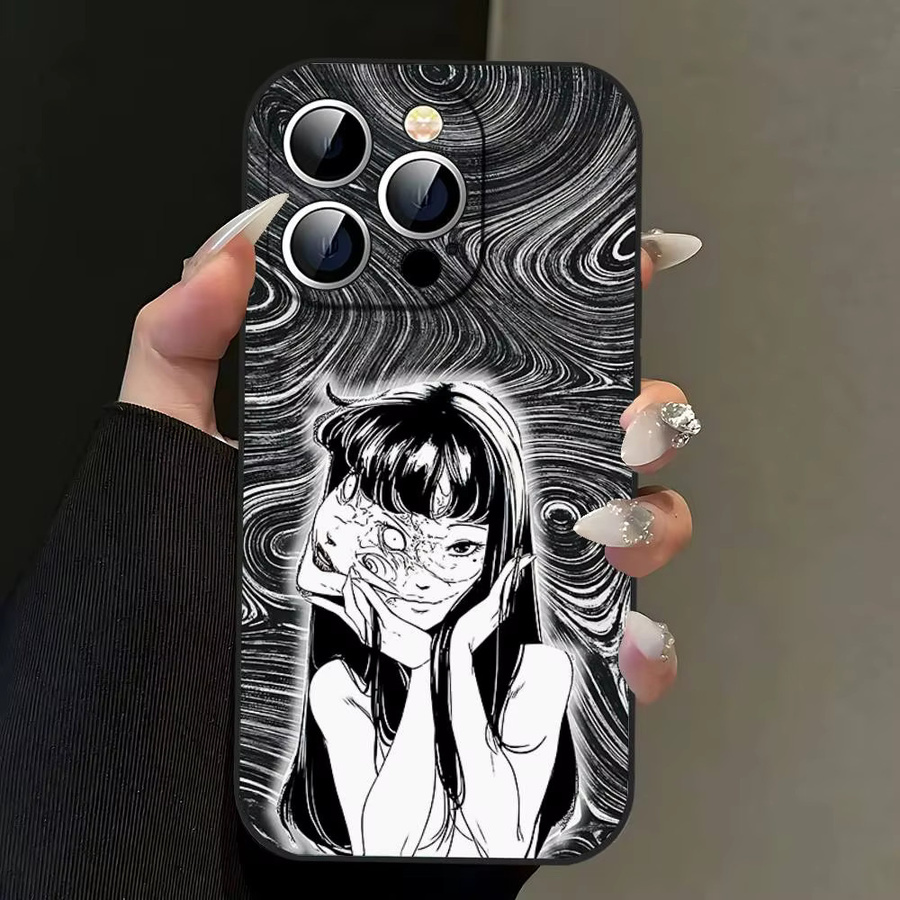 Horror-Comic Tomie Junji Itou Handyhülle aus hartem Silikon für Apple iPhone 11 bis iPhone 17 Pro Max in Multicolour - Bild 3