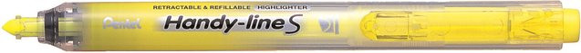Pentel Handy-Line Textmarker mit Keilspitze in Gelb - Bild 1