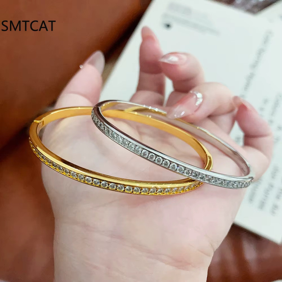SMTCAT Tennis Armband, 925 Silber, Moissanit, Damen - Bild 3
