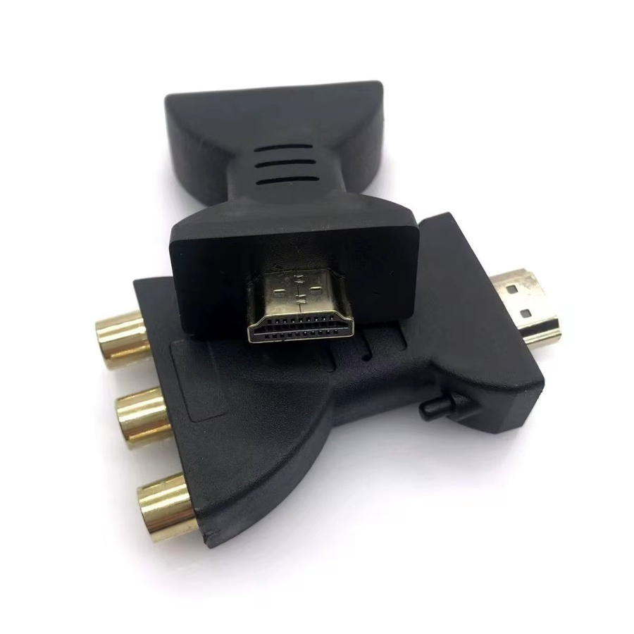 BEIQIU HDMI zu 3RCA AV Adapter in Schwarz als Composite Video und Audio Konverter für HDTV, DVD und PC - Bild 3