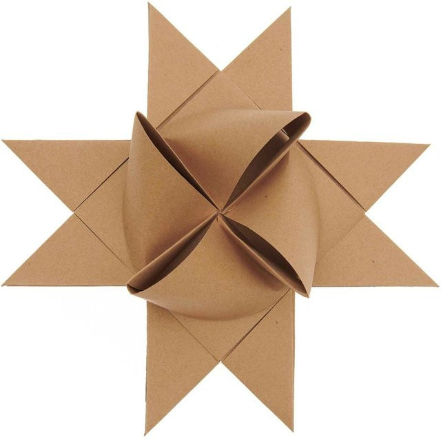 Rico Design Paper Poetry Fröbelstreifen XXL aus Kraftpapier in Beige und Braun, 20 Stück, 180 g/m2 - Bild 1