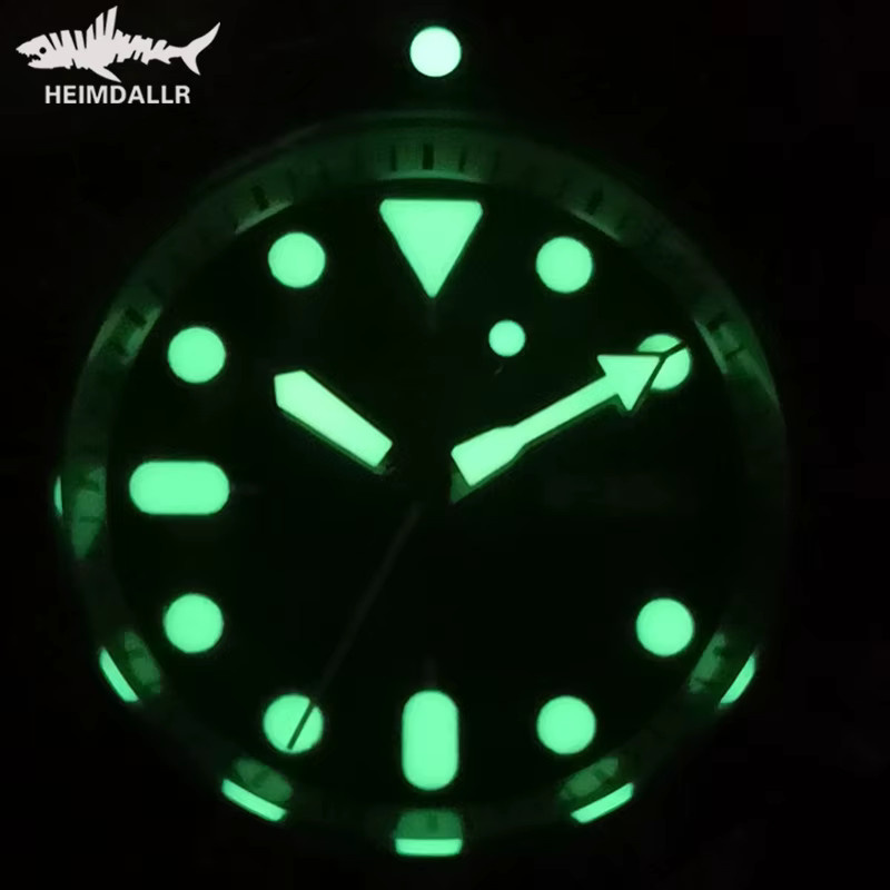 HEIMDALLR Taucheruhr, Automatik, Edelstahl, Schwarz, Saphirglas, Herren - Bild 3