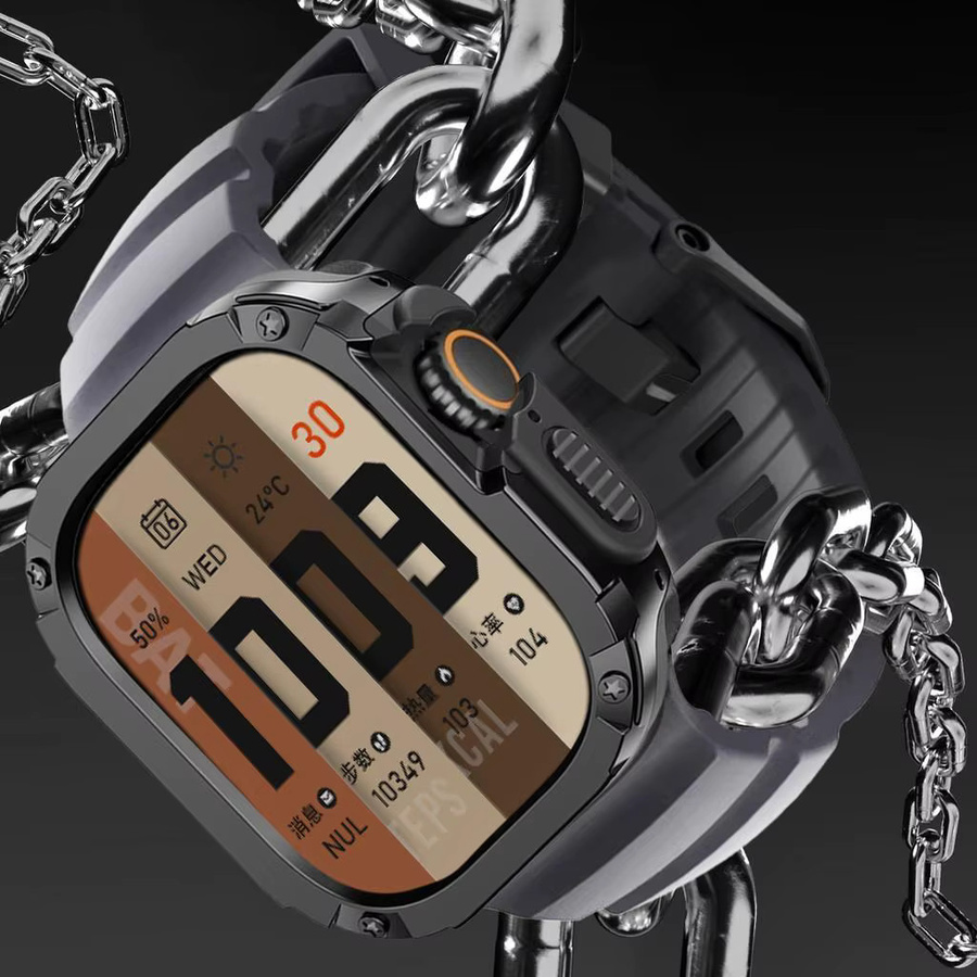 FancyWrist Uhrenarmband Silikon, Schwarz, Unisex - Bild 1