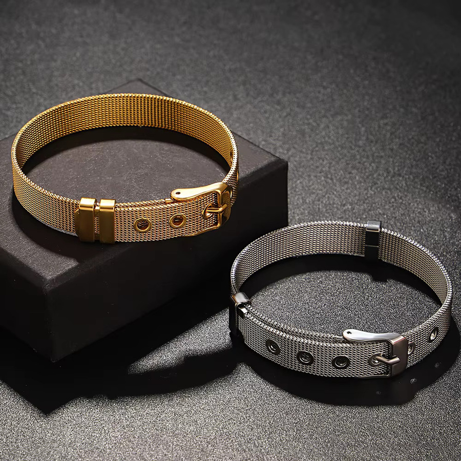 Greatera Fashion Armband, Edelstahl, Gold, Unisex - Bild 1