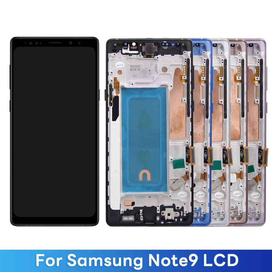 Samsung Galaxy Note 9 N960F TFT-Bildschirmbaugruppe mit digitalem Touchscreen und Rahmen in Schwarz - Bild 2