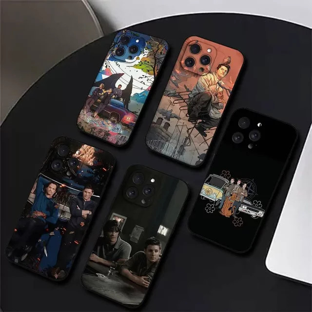 SupernaturalS Silikon Handyhülle für iPhone 11 bis 17, Schwarz, Weiches Material - Bild 1