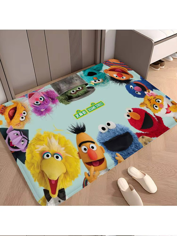 Rutschfeste Fußmatte S-Sesam Cookies S-Streetes in Multicolor von Potdemiel als bedruckter Druckteppich für Wohnzimmer oder Balkon - Bild 4