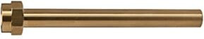 Riegler Innengewinderohr DN 9, M16x1,5 IG, Messing in Gold, Außen-Ø: 14 mm - Bild 1