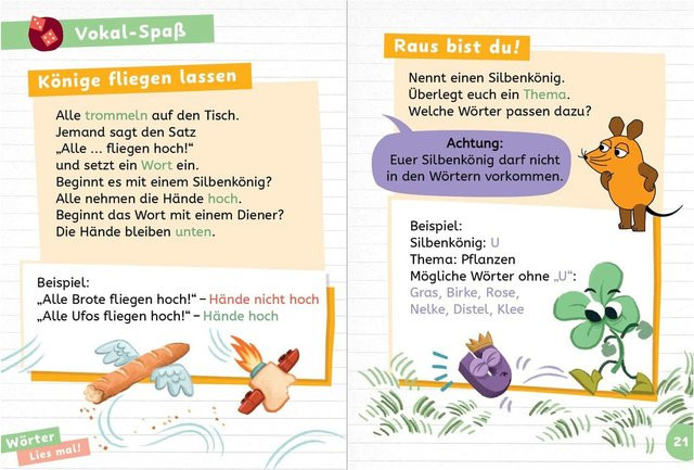 Frag doch mal die Maus: Wissen zum Schulstart: Deutsch von Sandra Noa, Inka Vigh, Hardcover - Bild 2