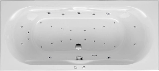 Whirlpool Ottofond Madera Exklusiv in Weiß, B: 180 cm, T: 80 cm - Bild 1