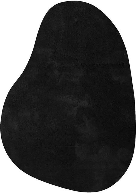 vidaXL Teppich HUARTE Schwarz, Rechteckig, Polyester, B: 140 cm, T: 200 cm - Bild 1