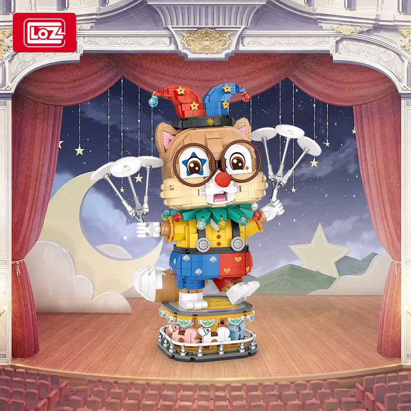 LOZ National Fashion Clown Eichhörnchen, Baustein Modell, Tiere - Bild 3