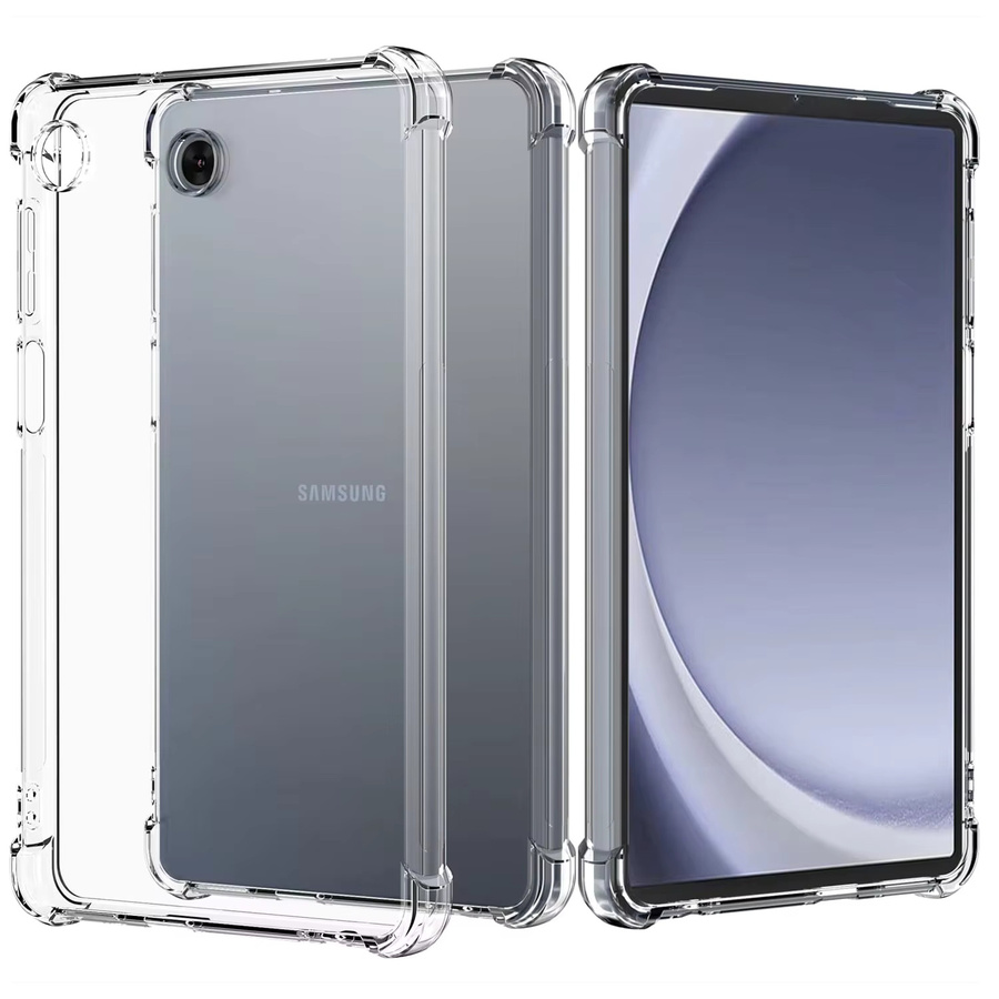 Schutzhülle aus Silikon und TPU für Samsung Galaxy Tab S10 S9 FE S8 S7 S6 Lite A9 Plus A8 A7 Lite in Schwarz und Transparent - Bild 3