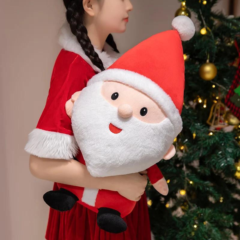 Kidsly Weihnachts-Plüschtiere Weihnachtsmann Elch Schneemann und Lebkuchenmann in Multicolor, Höhe: 23 cm - Bild 2