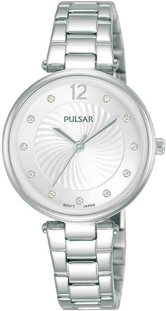 Pulsar Damenuhr, Quarz, Edelstahl, Silber, 30 mm, 5 ATM - Bild 1