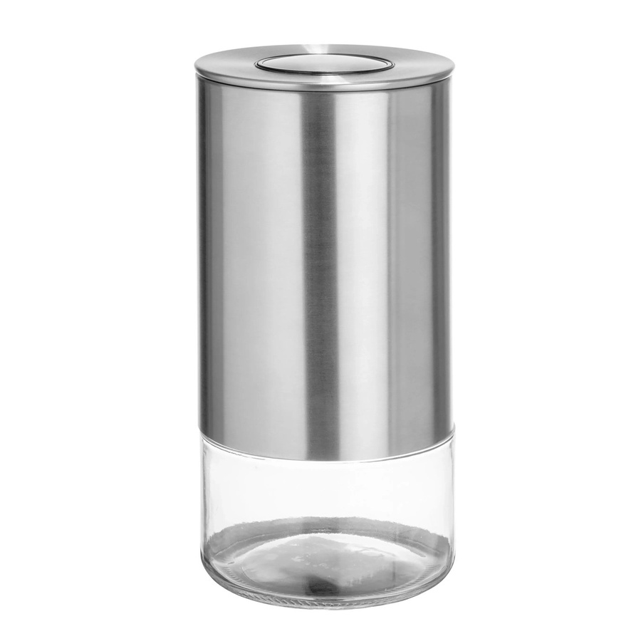 Schöner Wohnen Aufbewahrungsdose Enola Silber transparent B: 20,0 cm, T: 10,0 cm - Bild 2