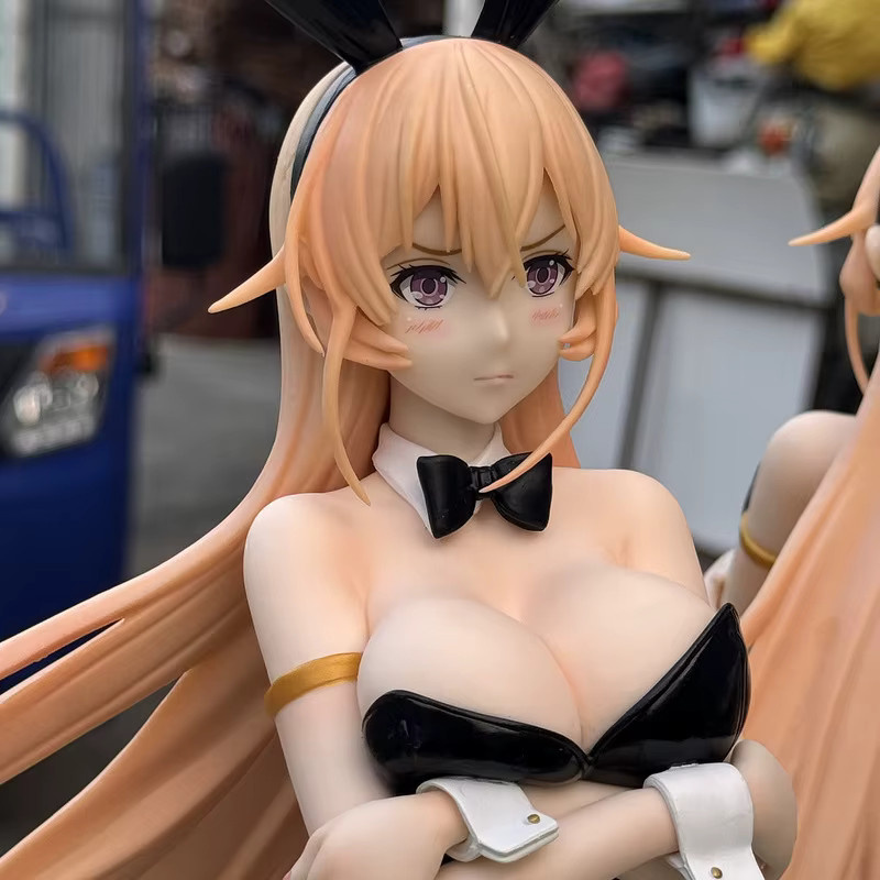 Bandai Food Wars Shokugeki No Soma Erina Nakiri 1/4 Bunny Ver. Anime-Figur in Multicolor mit blonden Haaren - Bild 5