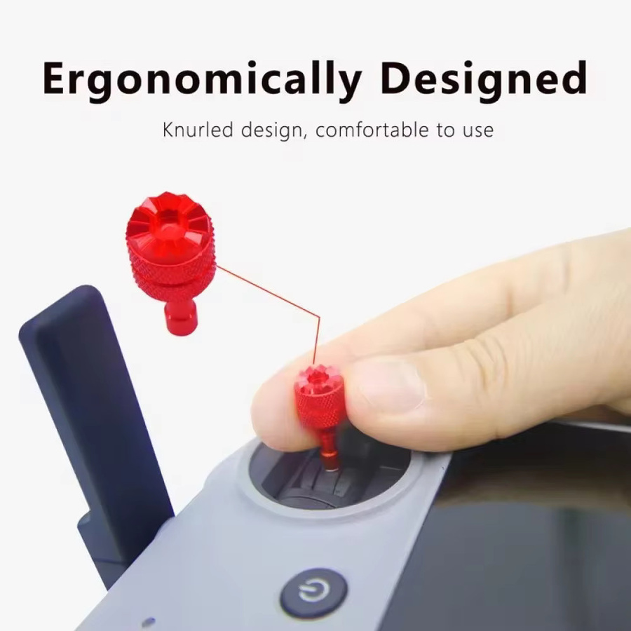 DJI Controller-Joystick Ersatz-Daumenhebel in Rot für Mavic 4 Pro, Mini 5, 4, 3 Pro, Air 3S sowie RC und RC 2 Fernsteuerung - Bild 3
