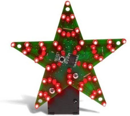 Whadda WSSA170 LED Bausatz Multi-Effekt-Star in Rot und Gelb für Weihnachten - Bild 1