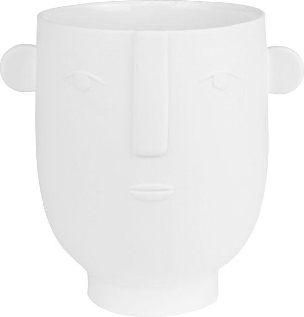 Vase NATURGESTALTEN aus Keramik in Weiß, abstraktes Design für den Tisch - Bild 1